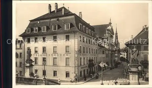 Solothurn Hotel Couronne Professorenkirche Kat. Solothurn