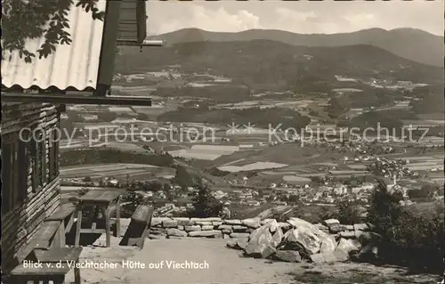 Viechtach Bayerischer Wald Blick Ort Huette Kat. Viechtach