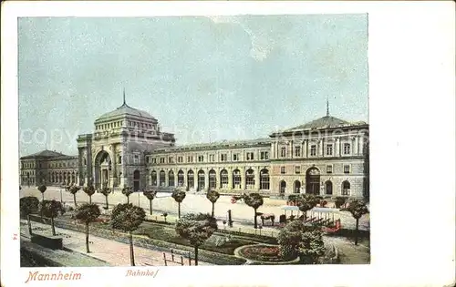 Mannheim Bahnhof Kat. Mannheim