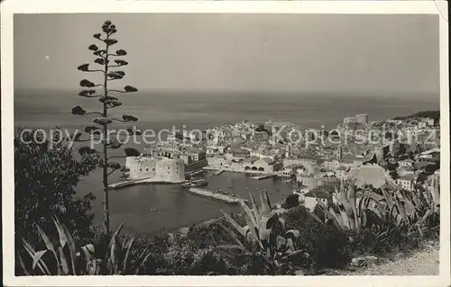 Dubrovnik Ragusa Panorama Blick auf Altstadt und Hafen Kat. Dubrovnik