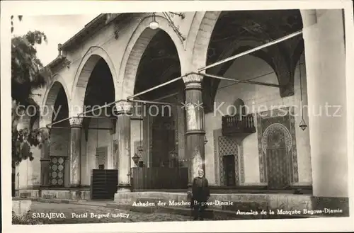 Sarajevo Portal Begove dzamije Arkaden Moschee Kat. Sarajevo