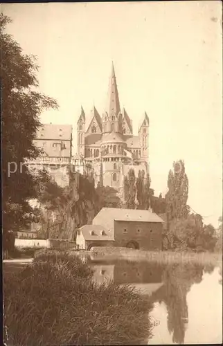 Limburg Lahn Schloss Teich Kat. Limburg a.d. Lahn