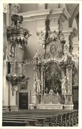 St Peter Schwarzwald Klosterkirche Herz Maria Altar Kanzel Kat. St. Peter