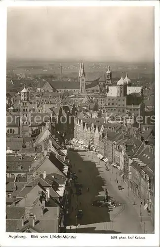 Augsburg Blick v. Ulrich Muenster Kat. Augsburg