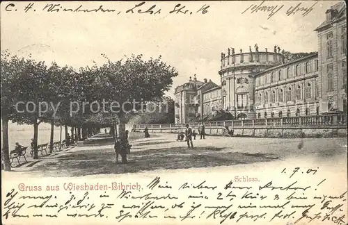 Wiesbaden Bibrich Schloss Kat. Wiesbaden