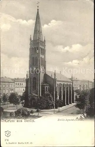 Berlin Zwoelt Aposter Kirche Kat. Berlin