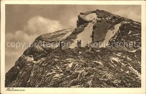 Watzmann Bergsteiger  Kat. Berchtesgaden