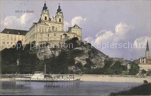 Melk Donau Kloster Dampfer Kat. Melk Wachau