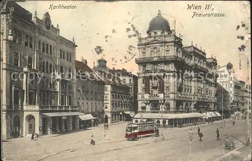Wien Praterstrasse Karltheater Kat. Wien