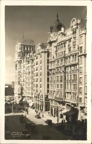 Madrid Spain El Edificio Cine Kat. Madrid