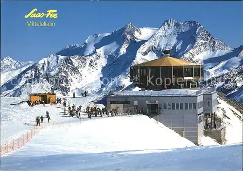 Saas Fee Dreh Restaurant Metro Alpin Fletsch und Lagginhorn Kat. Saas Fee