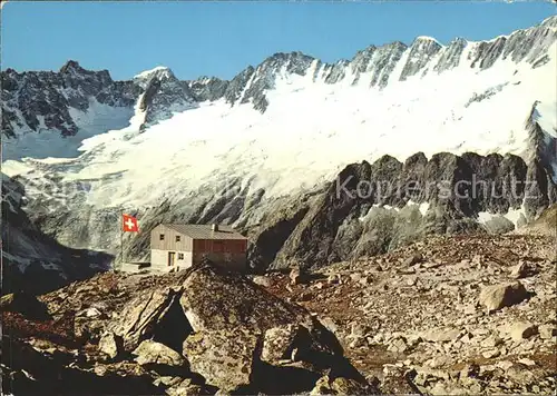 Goeschenen Bergseehuette Angenstein mit Dammagletscher Kat. Goeschenen