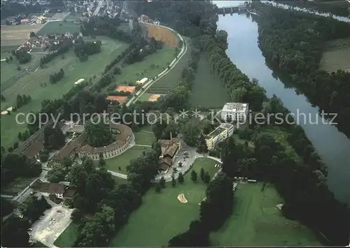 Bad Schinznach Fliegeraufnahme mit Aare Kat. Bad Schinznach