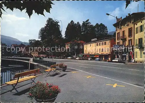 Ponte Tresa Strassenpartie Lago di Lugano Kat. Ponte Tresa