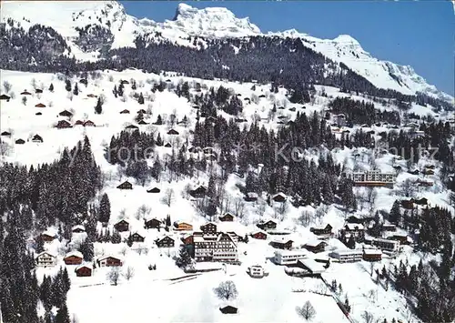 Braunwald GL Blick auf die Bergterrasse Kat. Braunwald