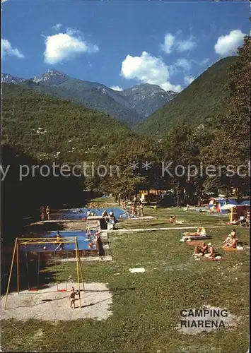 Cugnasco Camping Riarena Schwimmbad Kat. Cugnasco