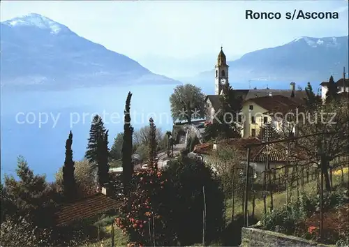 Ronco TI mit Lago Maggiore / Ronco /Bz. Locarno