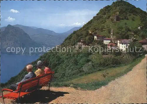 Bre Villagio sopra Lugano e Monte San Salvatore Kat. Bre