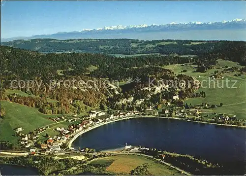 Le Pont VD Lac de Joux et les Alpes Kat. Le Pont