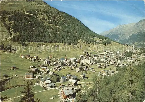 Saas Fee Ortsansicht Kat. Saas Fee