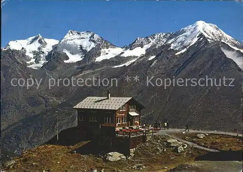 Saas Fee Restaurant Spielboden Fletschhorn Lagginhorn Weissmies Kat. Saas Fee