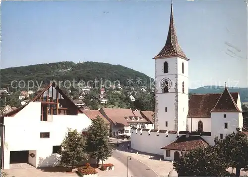 Muttenz Kirche St Arbogast mit Gemeindezentrum Kat. Muttenz