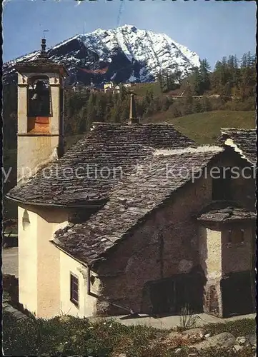 Campo Vallemaggia Il Ticino pittoresco Kat. Campo