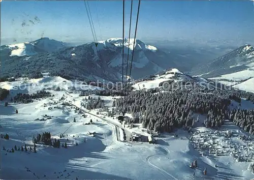 Schwaegalp mit Saentis Schwebebahn Kat. Schwaegalp