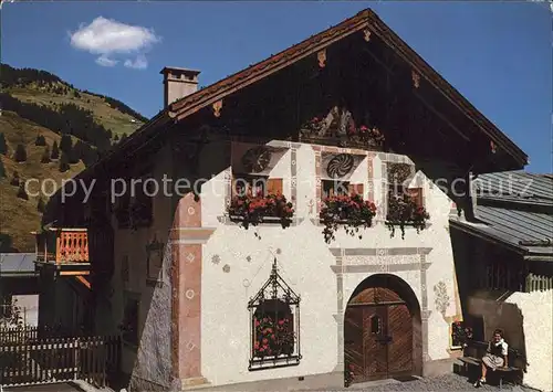 Sta Maria Muestair Muenstertaeler Haus Kat. Sta Maria Muestair