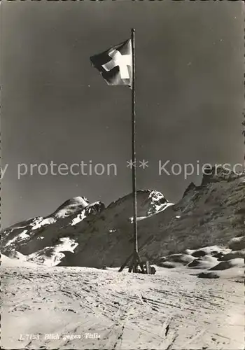 Melchsee Frutt Blick gegen Titlis Kat. Melchsee Frutt