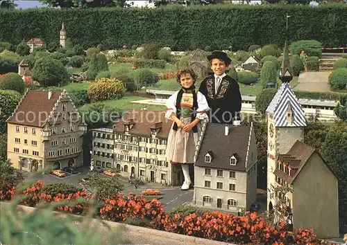 Melide Swissminitur Kinder in Tracht Kat. Melide