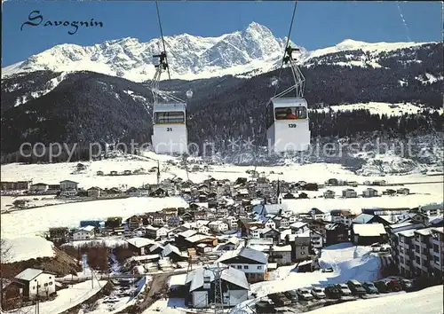 Savognin Piz Mitgel Luftseilbahn Kat. Savognin