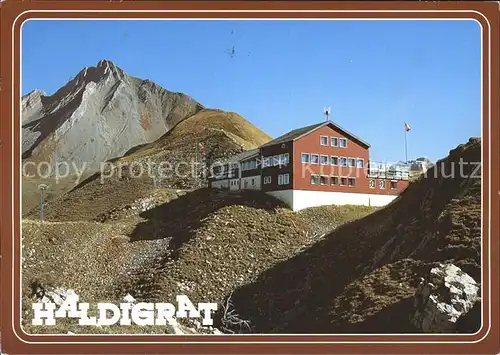 Niederrickenbach Berghaus Haldigrat Kat. Niederrickenbach