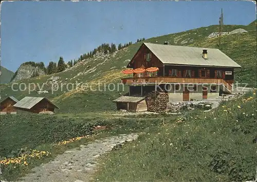 Beckenried Kiewenalp Gasthaus Tannenbuehl Kat. Beckenried