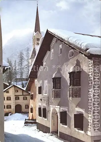 Scuol GR Dorfgasse Kat. Scuol