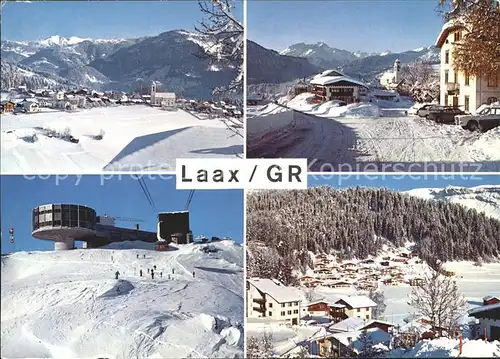 Laax mit Salums Crap Sogn Gion Piz Ault Cons Kat. Laax