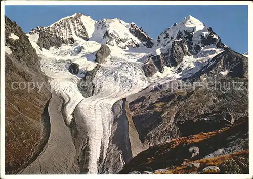 Piz Bernina Bianco Grat Piz Roseg Kat. Piz Bernina