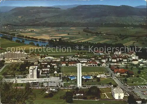 Zurzach Rheumaklinik und Thermalbad Fliegeraufnahme Kat. Zurzach