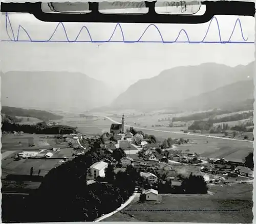 Anger Chiemgau  Fliegeraufnahme o 1964 / Anger /Berchtesgadener Land LKR