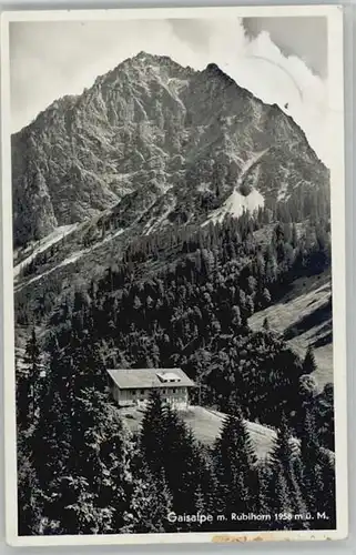 Langenwang Fischen Langenwang Allgaeu [Stempelabschlag] Alpenhaus Gaisalpe  x / Fischen i.Allgaeu /Oberallgaeu LKR