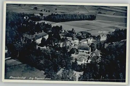 Bad Alexandersbad Fliegeraufnahme Hotel Weber * 1921-1965 / Bad Alexandersbad /Wunsiedel LKR