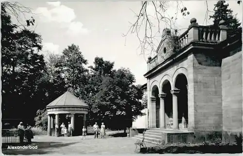 Bad Alexandersbad Badehaus Stahlquelle * 1890-1920 / Bad Alexandersbad /Wunsiedel LKR