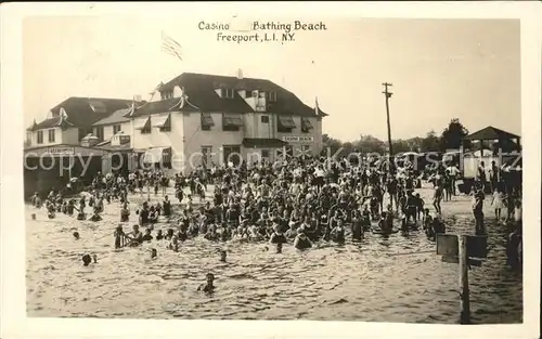 Freeport New York Casino Bathing Beach Kat. Freeport