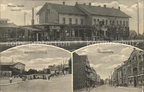 Holzwickede Bahnhof Unterfuehrung Kaiserstrasse Kat. Holzwickede