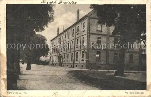 Speyer Rhein Vereinslazarett Kat. Speyer