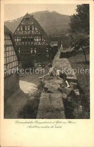 Doerrenbach Amtshaus 16. Jhdt. Historisches Gebaeude Kat. Bad Bergzabern