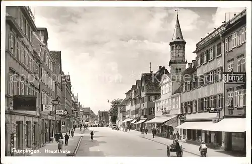 Goeppingen Hauptstrasse Kirchturm Kat. Goeppingen