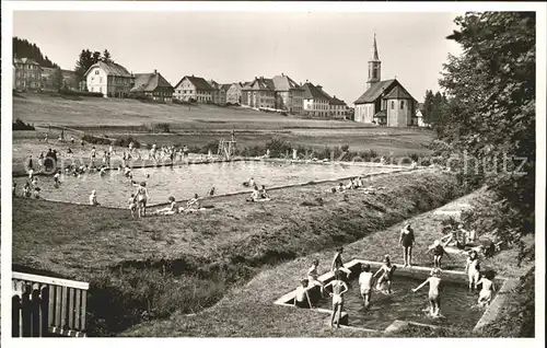 Schoenwald Schwarzwald Freibad Hoehenluftkurort Kat. Schoenwald im Schwarzwald