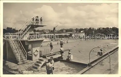 Offenburg Schwimmbad Sprungturm Kat. Offenburg