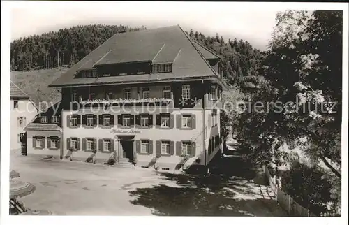 Todtmoos Hotel zum Loewen Schwarzwald Kat. Todtmoos